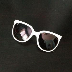 Ray-Ban Cats 1000 White Sunglasses
